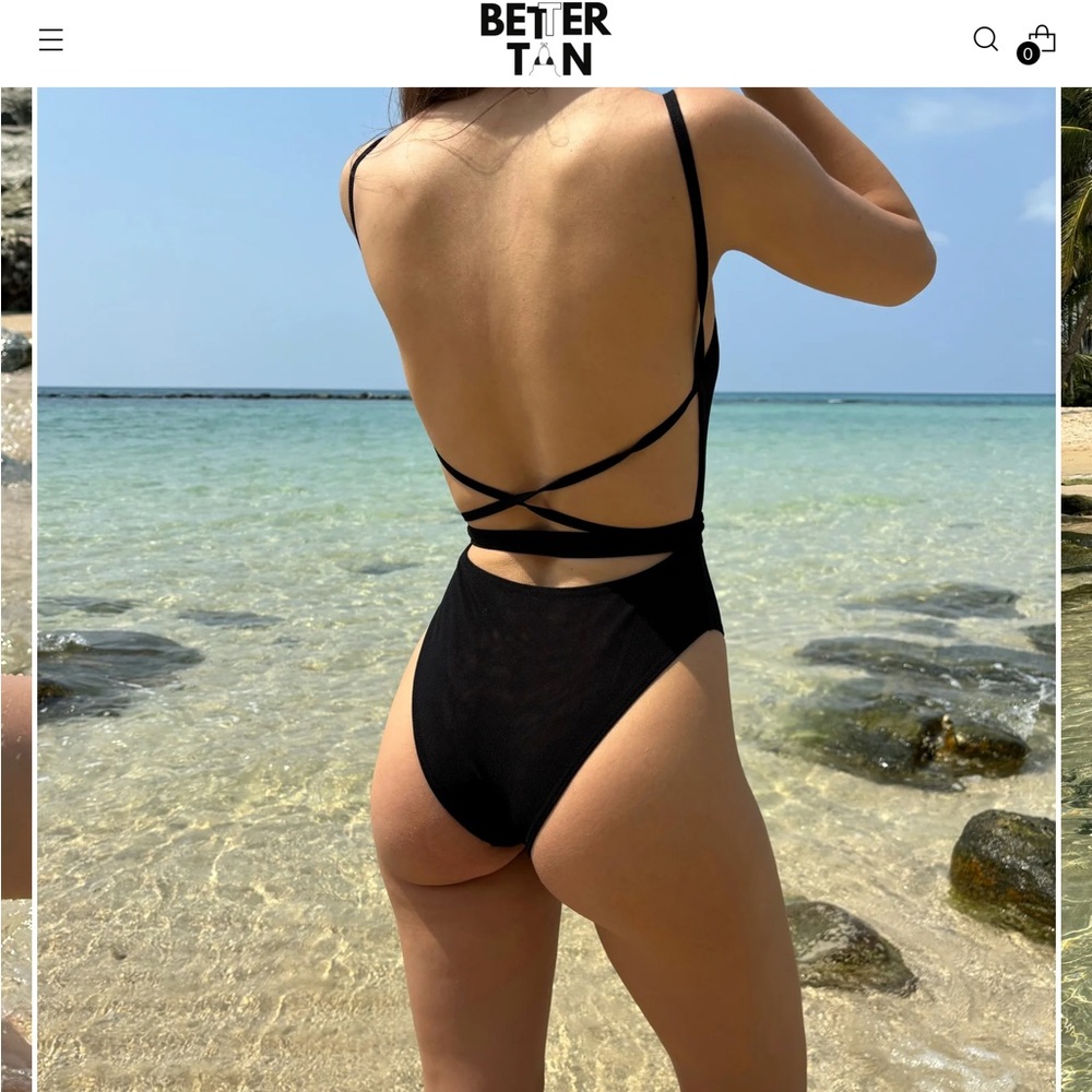 Tan through bathing suit